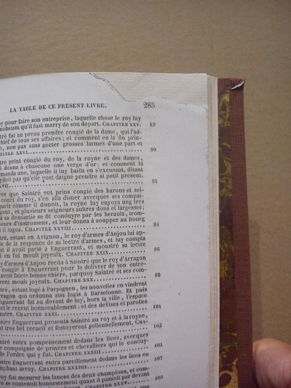 L'Histoyre et Plaisante Cronicque du Petit Jehan de Saintré et …