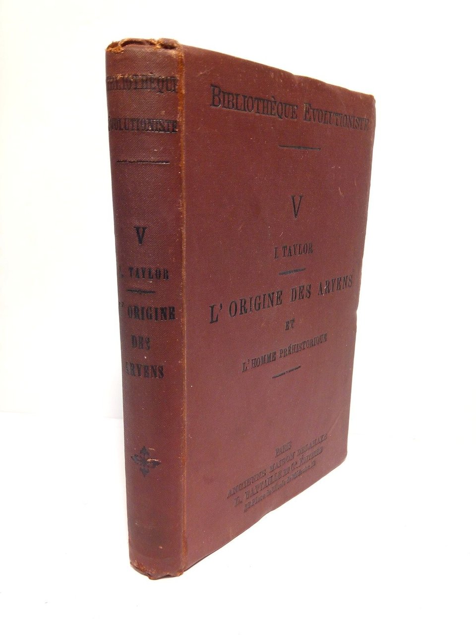L'origine des Aryens et l'home préhistorique. Exposé de l'ethnologie et …