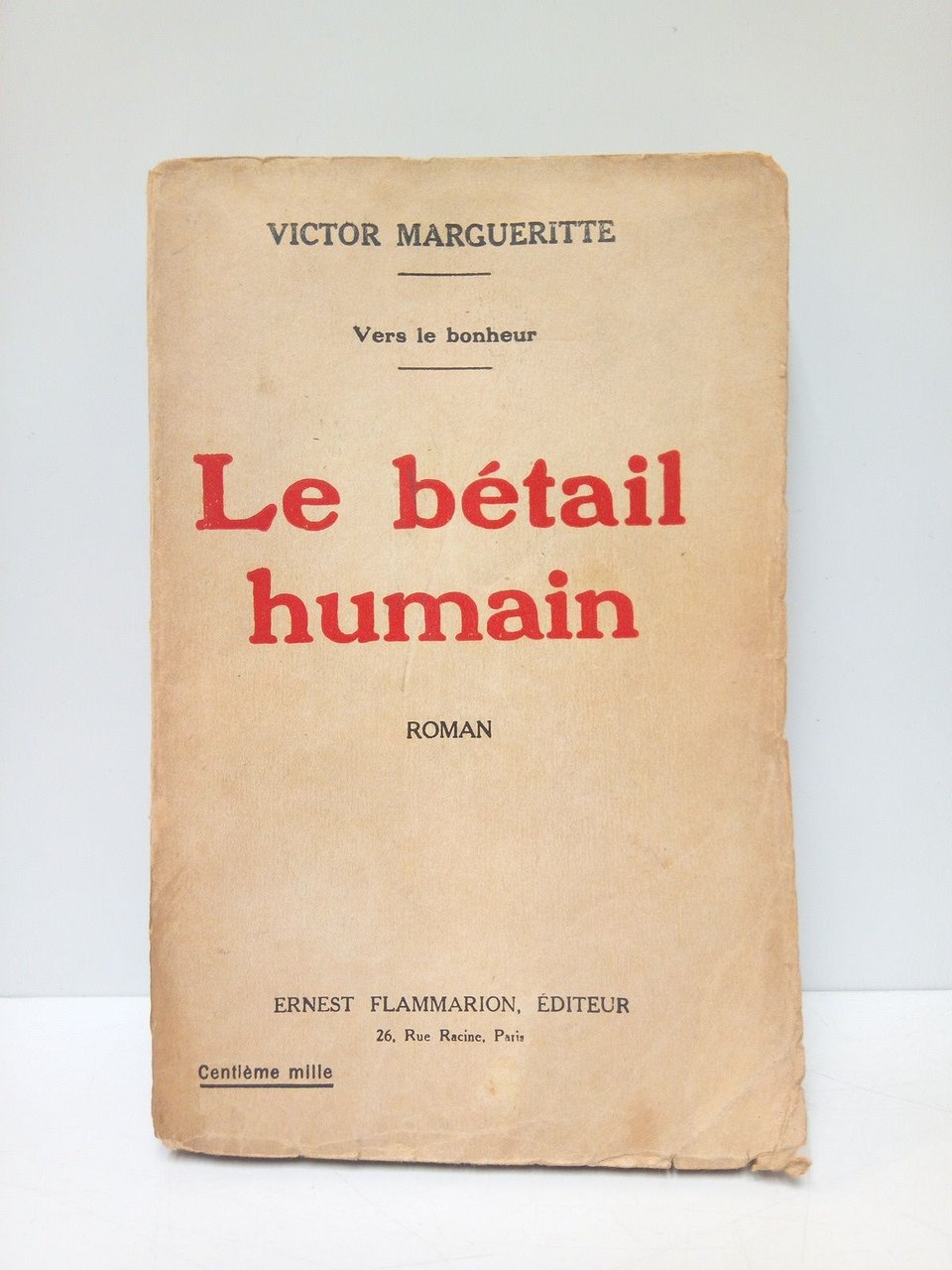 La Bétail Humain (Roman)