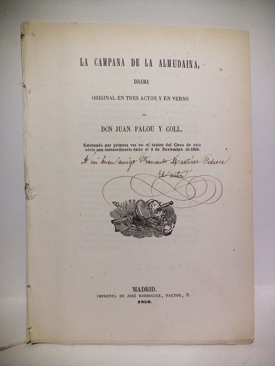 La campana de la Almudaina. (Drama original en tres actos …