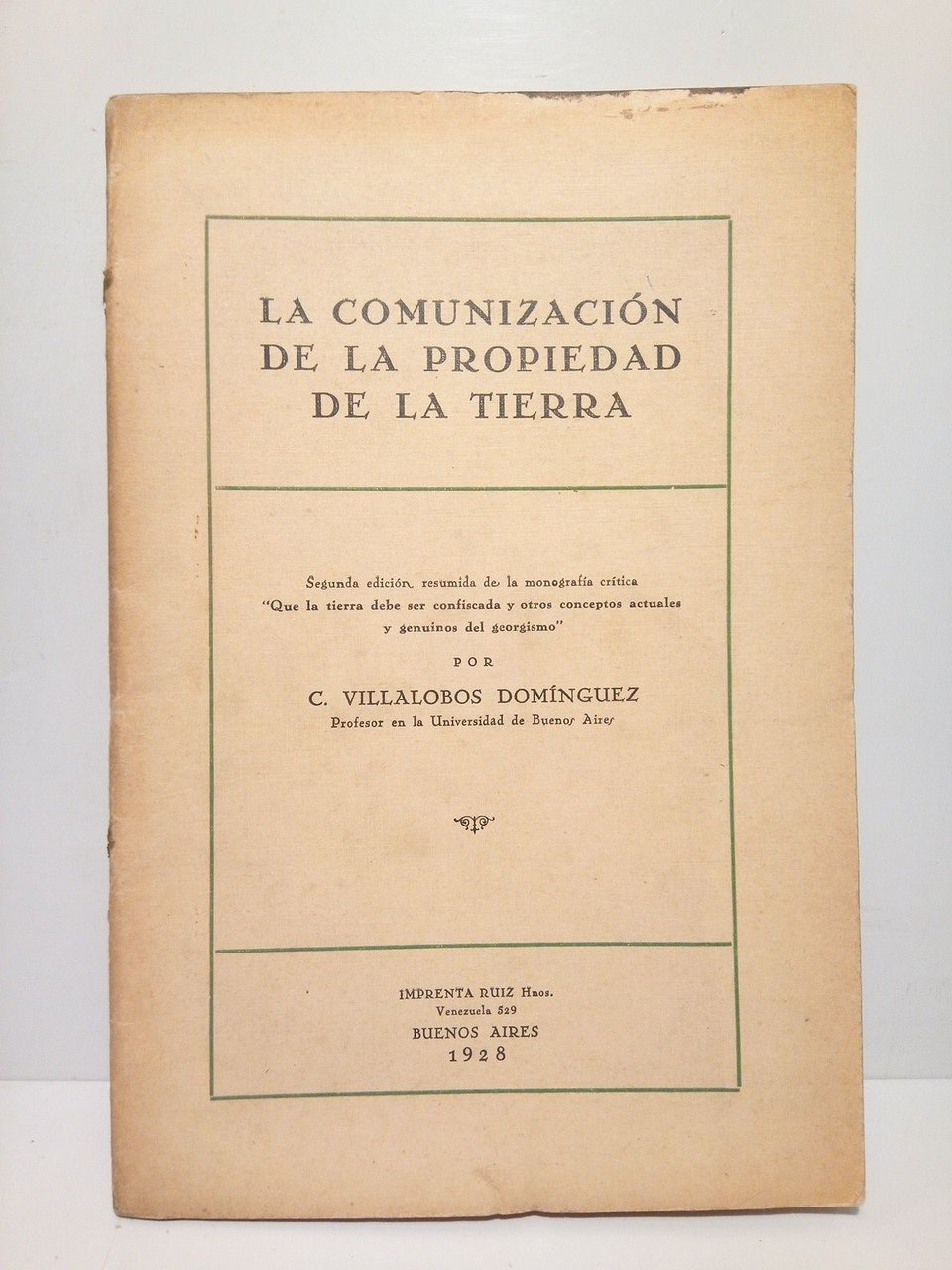 La comunización de la propiedad de la tierra / Segunda … | Immagine principale