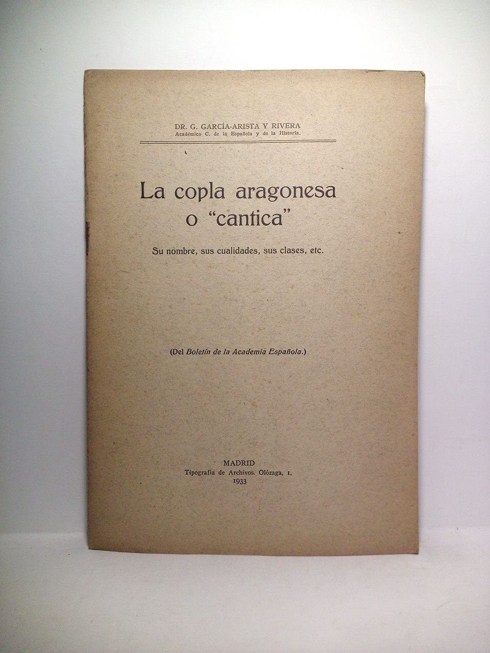 La copla aragonesa o "cantica": Su nombre, sus cualidades, sus … | Immagine principale