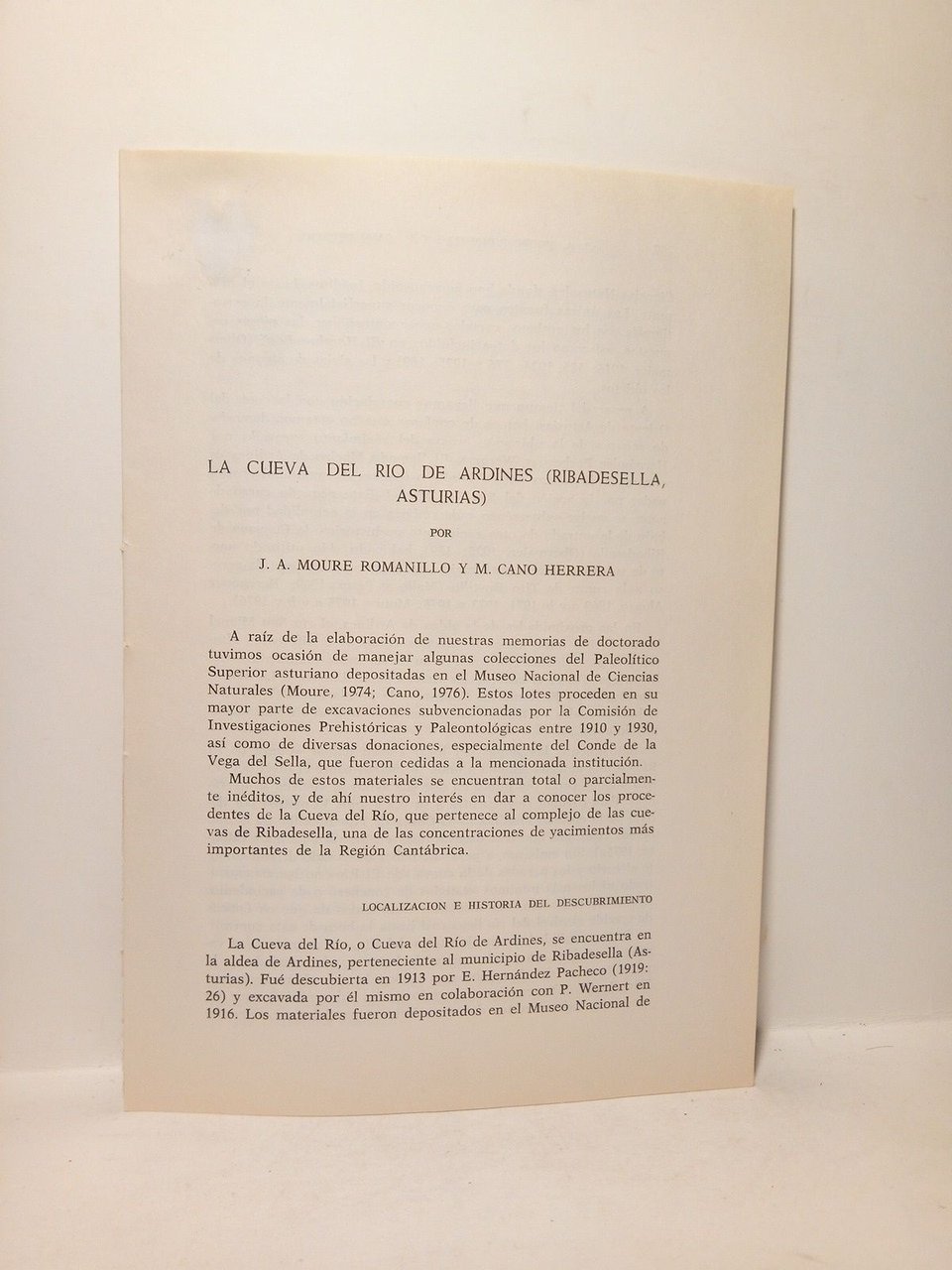 La Cueva del Rio de Ardines (Ribadesella, Asturias)