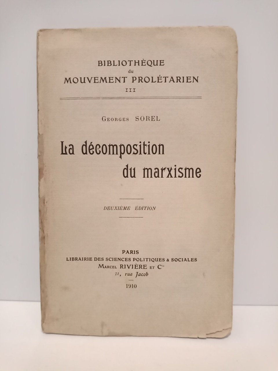 La décomposition du marxisme | Immagine principale