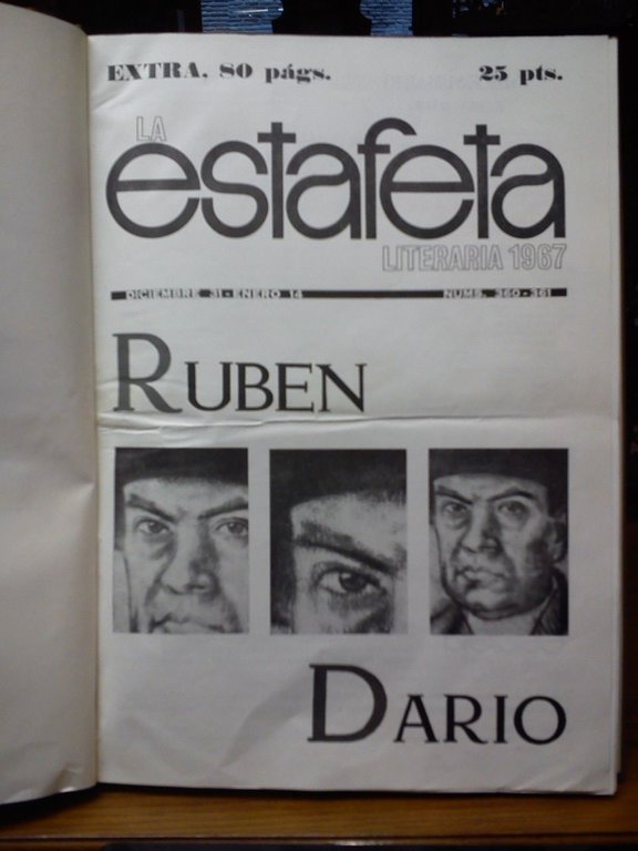 La Estafeta Literária. Número Extra dedicado a RUBEN DARIO. 1967, …