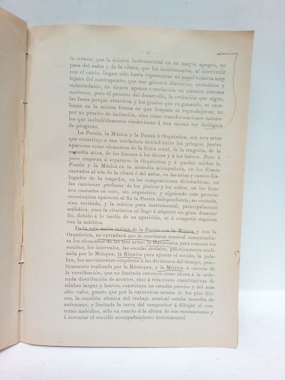 La evolución de la música. (Discurso de Ingreso en la …
