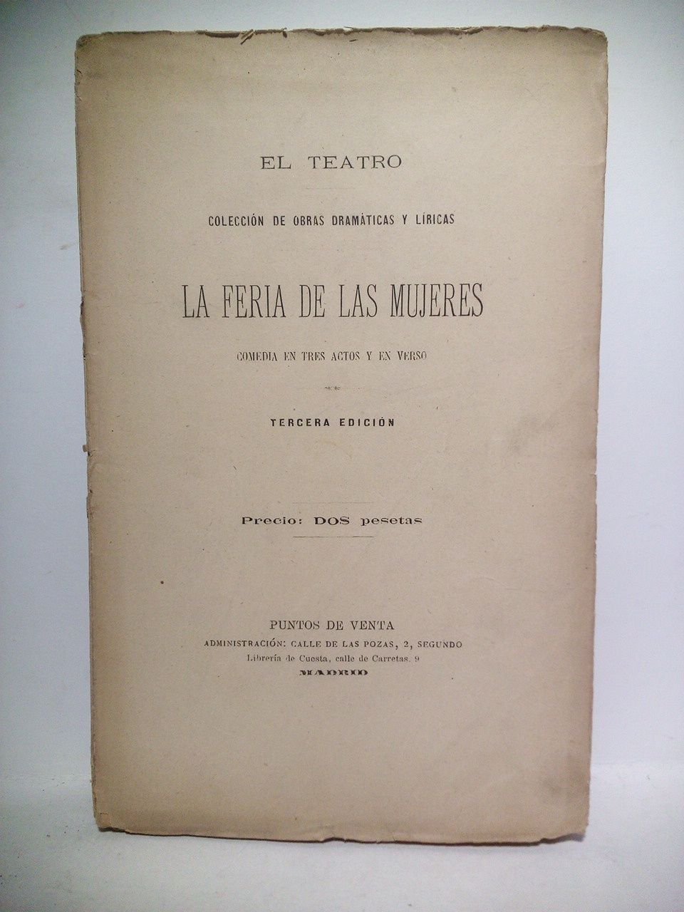 La Feria de las Mujeres. (Comedia en tres actos y …