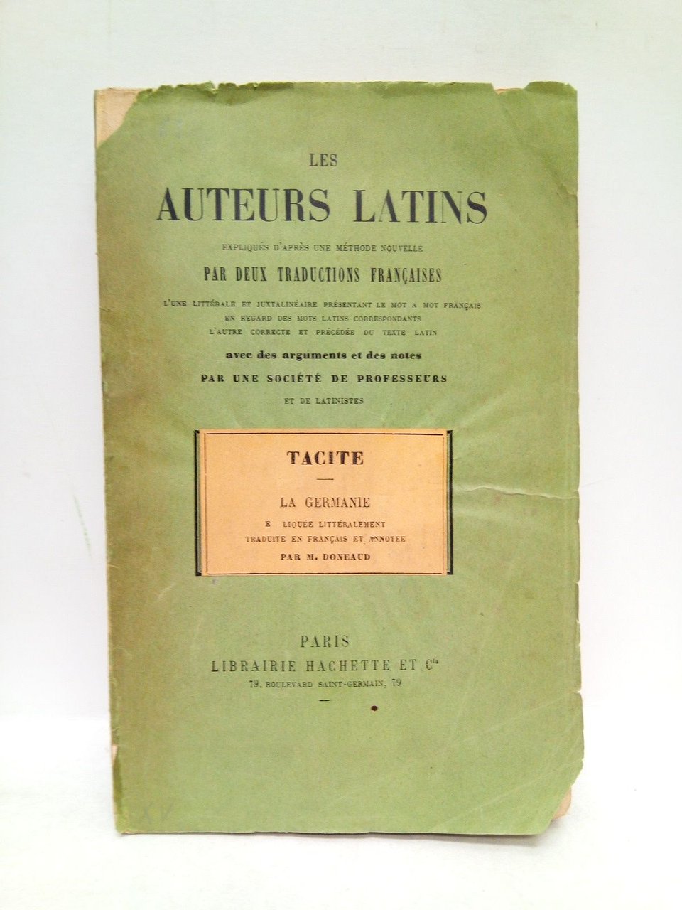La Germanie / Traduit en français et annotée par M. …