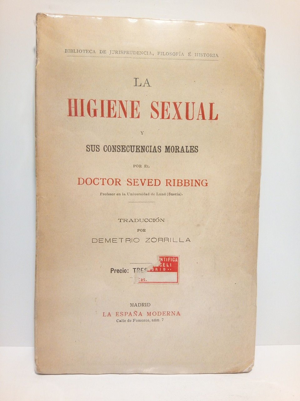 La higiene sexual y sus consecuencias morales / Traducción por … | Immagine principale