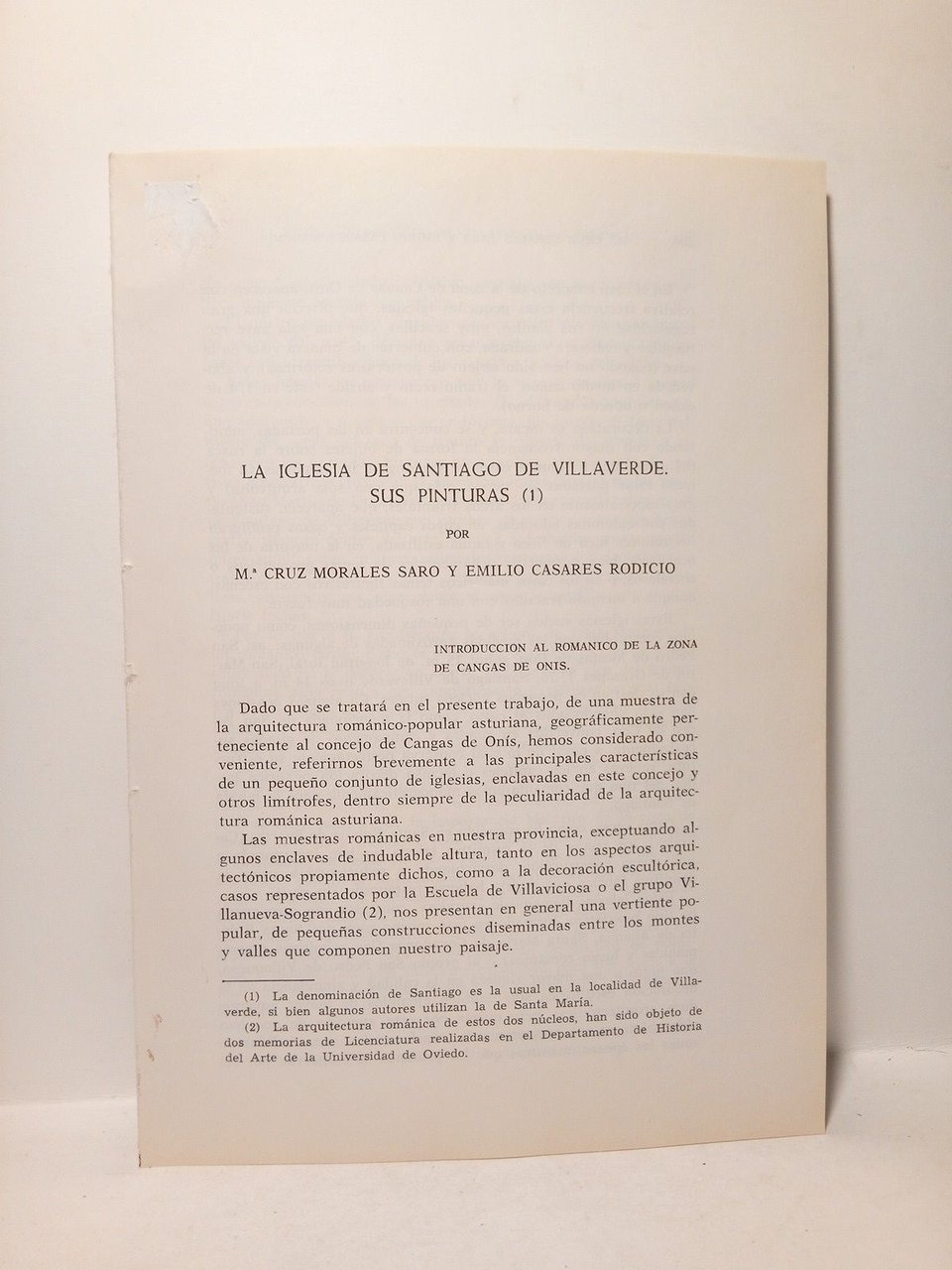 La Iglesia de Santiago de Villaverde. Sus Pinturas