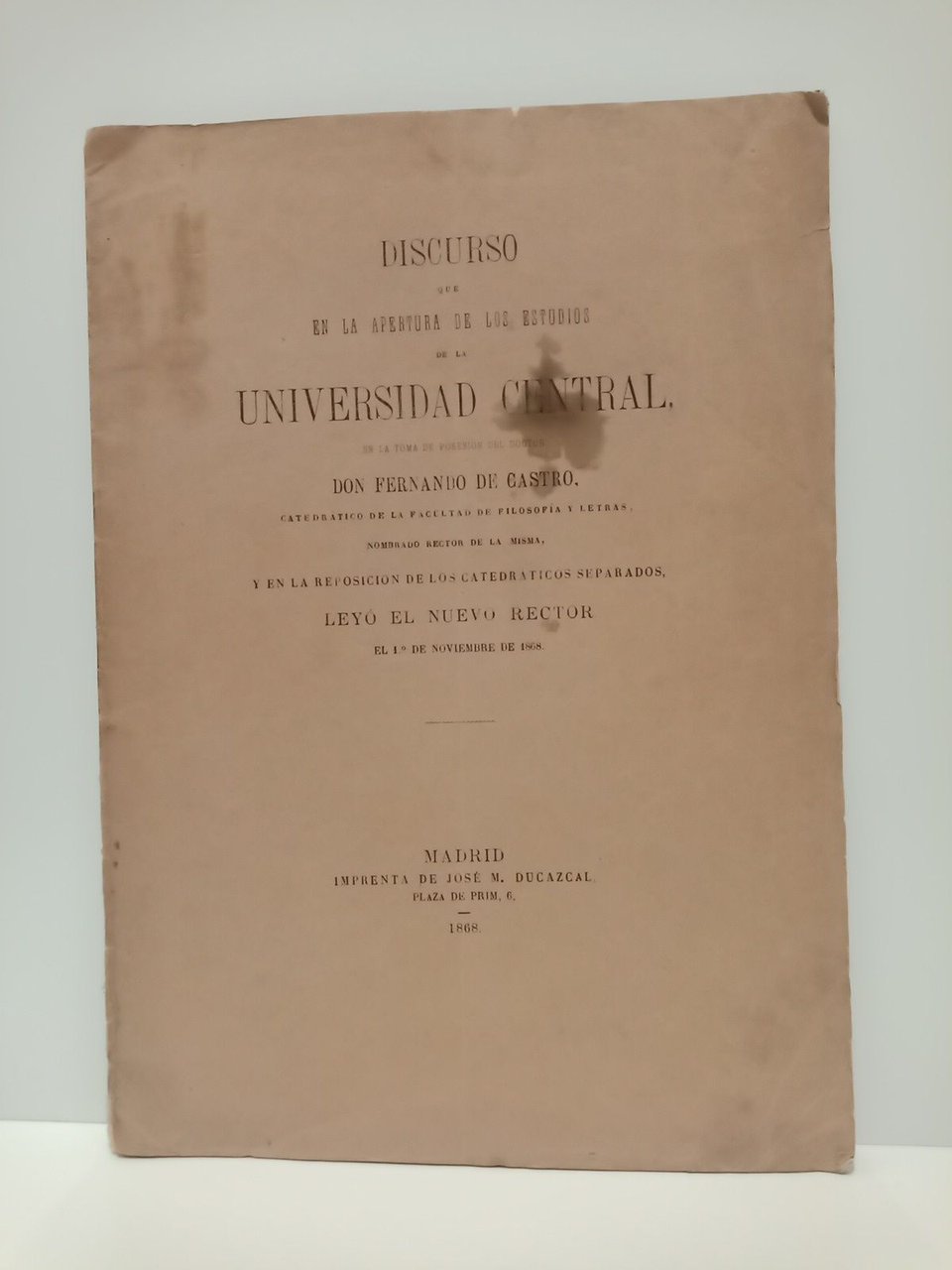 La Libertad de la Ciencia [y] la Independencia de su …