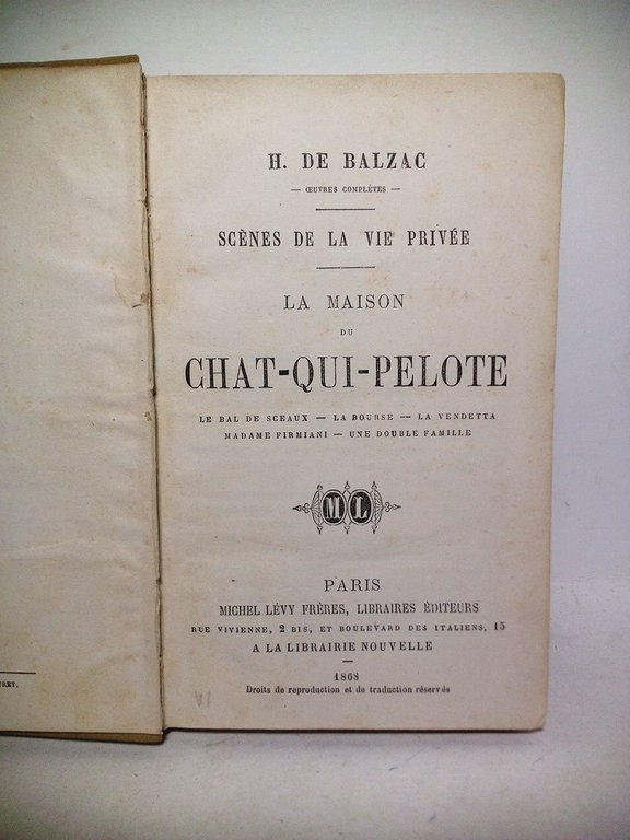 La Maison du Chat-Qui-Pelote. (Scènes de la Vie Privée) | Immagine Gallery 2