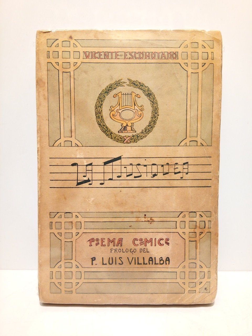 La Musiquea (poema cómico) / Prólogo de Luis Villalba Muñoz | Immagine principale