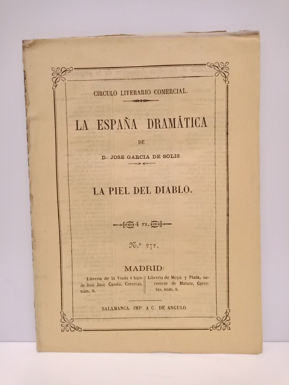 La piel del Diablo. (Juguete cómico en un acto y … | Immagine principale