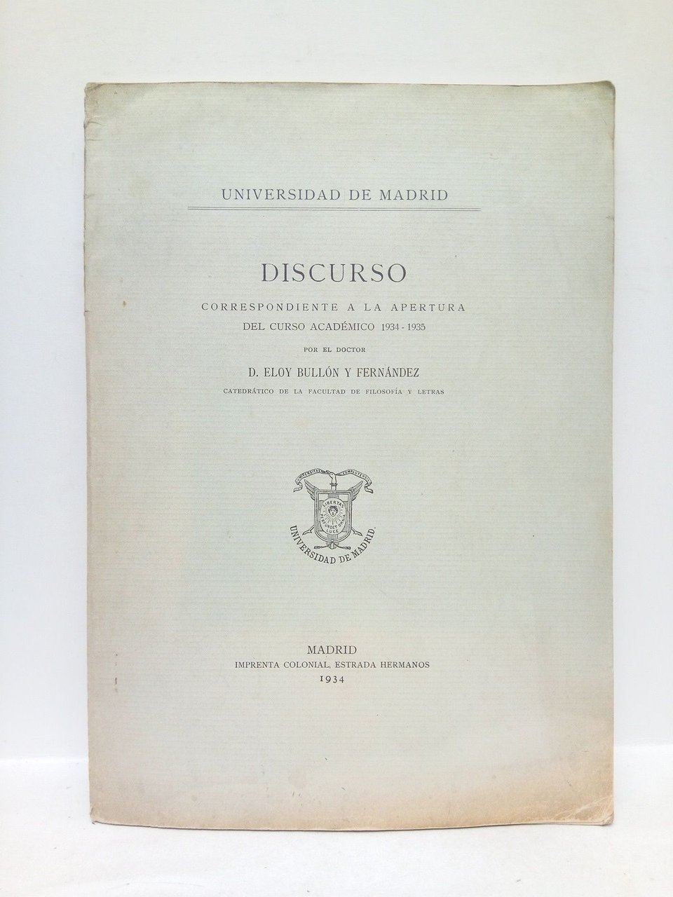 La política social de Trajano. (Discurso de Apertura de Curso …