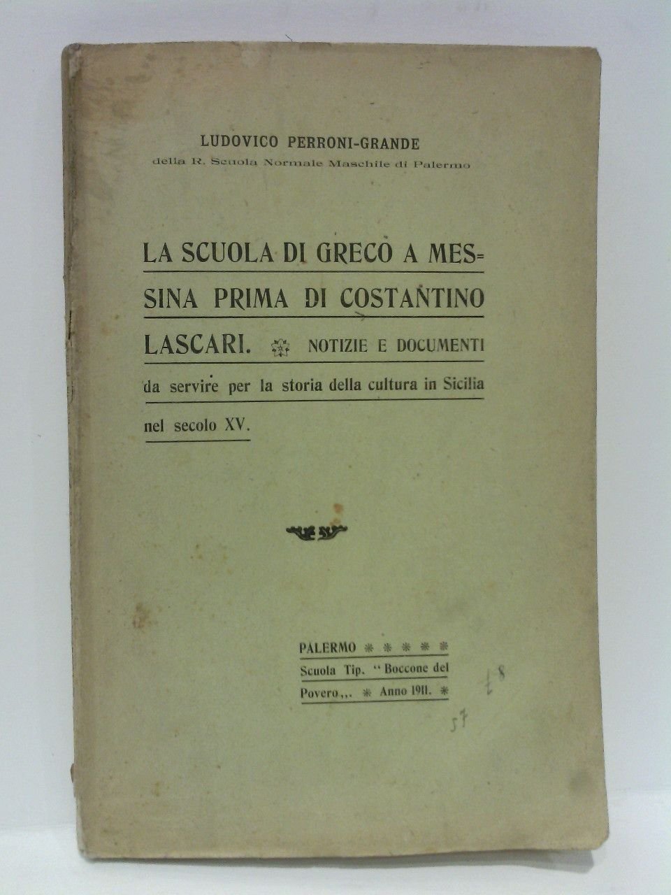 La Scuola di Greco a Mesina prima de Constantino Lascari: … | Immagine principale