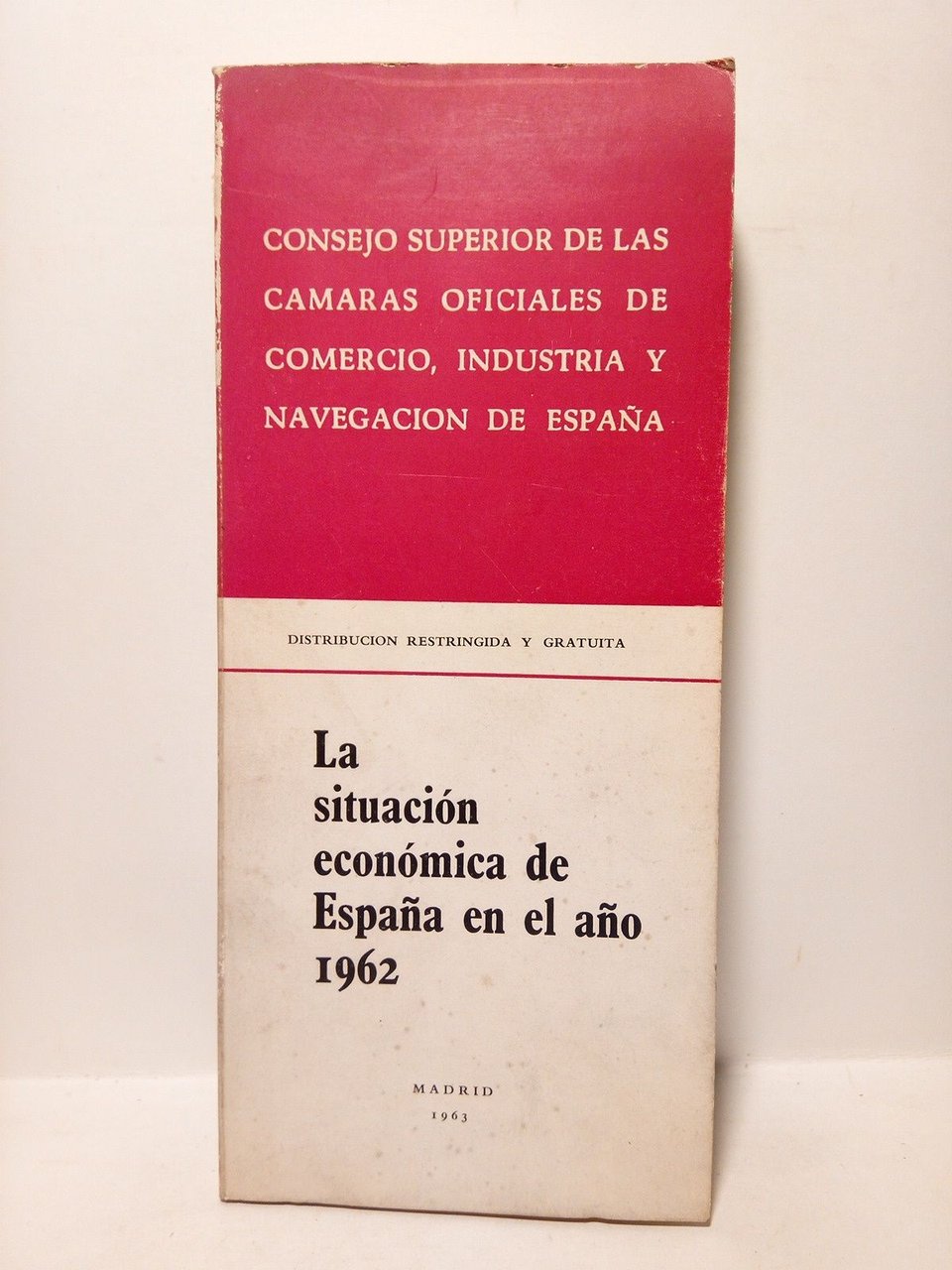 La situación económica de España en el año 1962