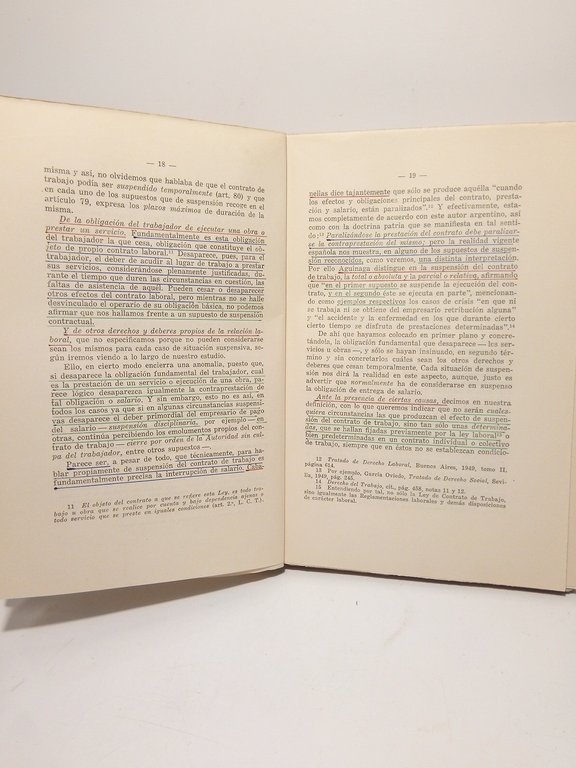 La suspensión del contrato de trabajo