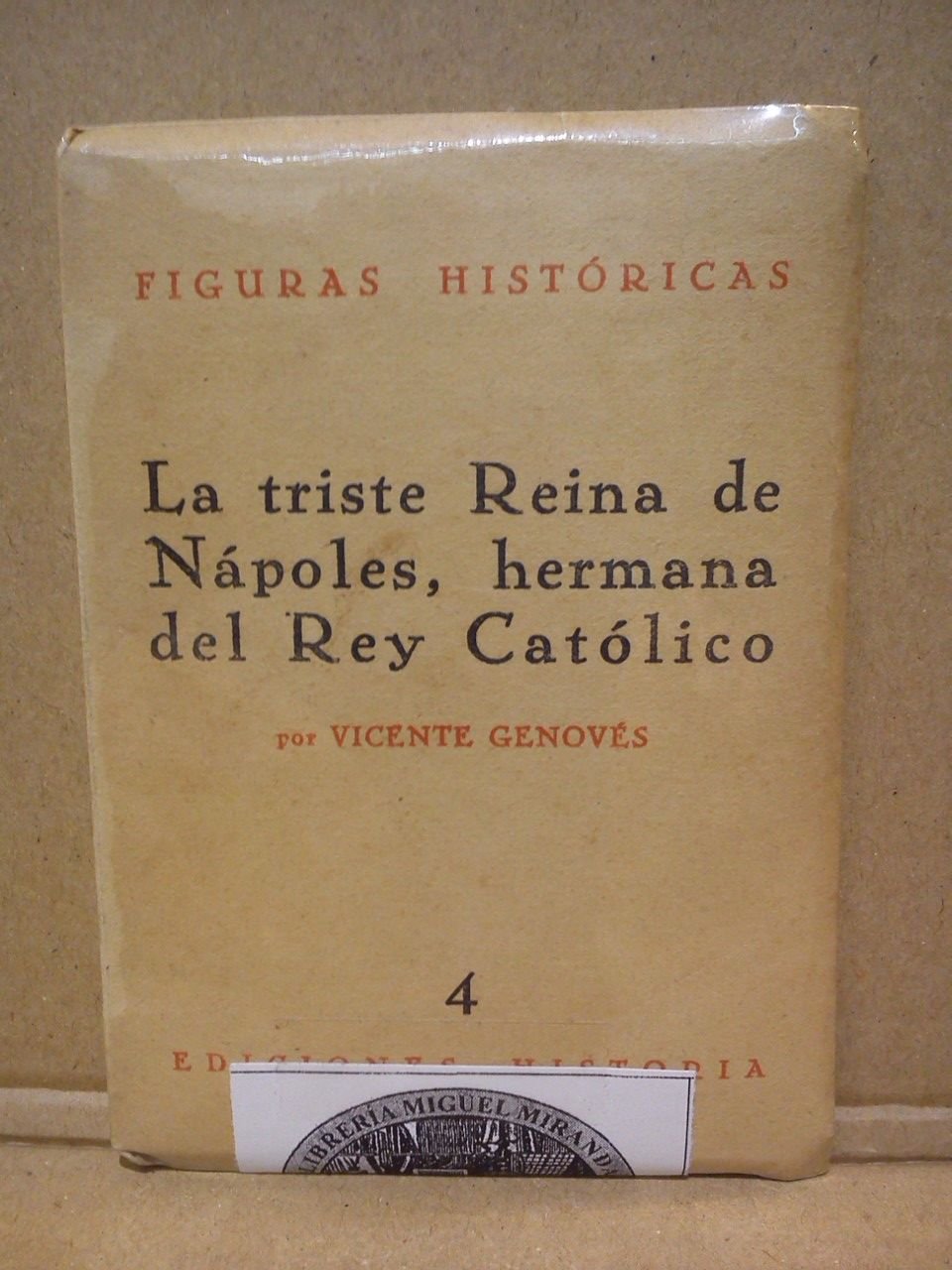 La triste Reina de Nápoles, hermana del Rey Católico