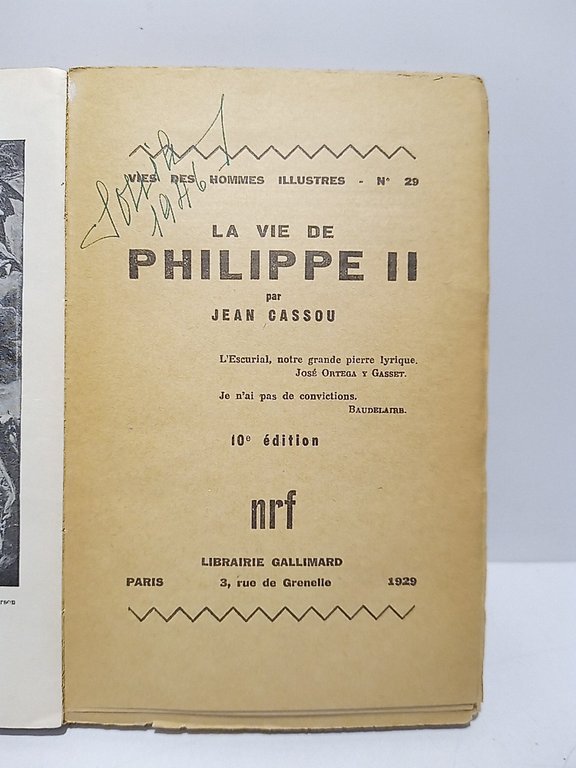 La vie de Philippe II