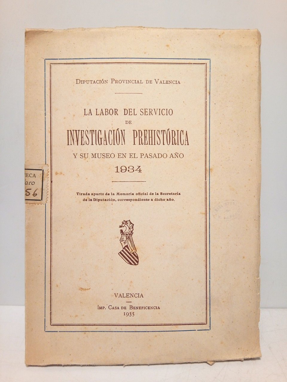 Labor del Servicio de Investigación Prehistórica y su Museo en … | Immagine principale