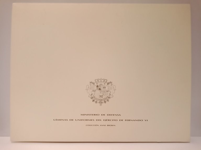 Láminas de uniformes del ejército de Fernando VI