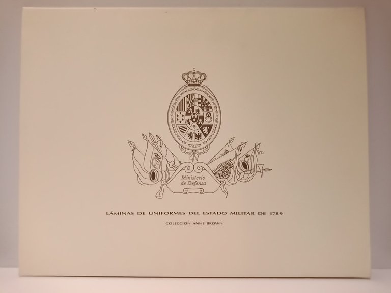 Láminas de uniformes del Estado Militar de 1789