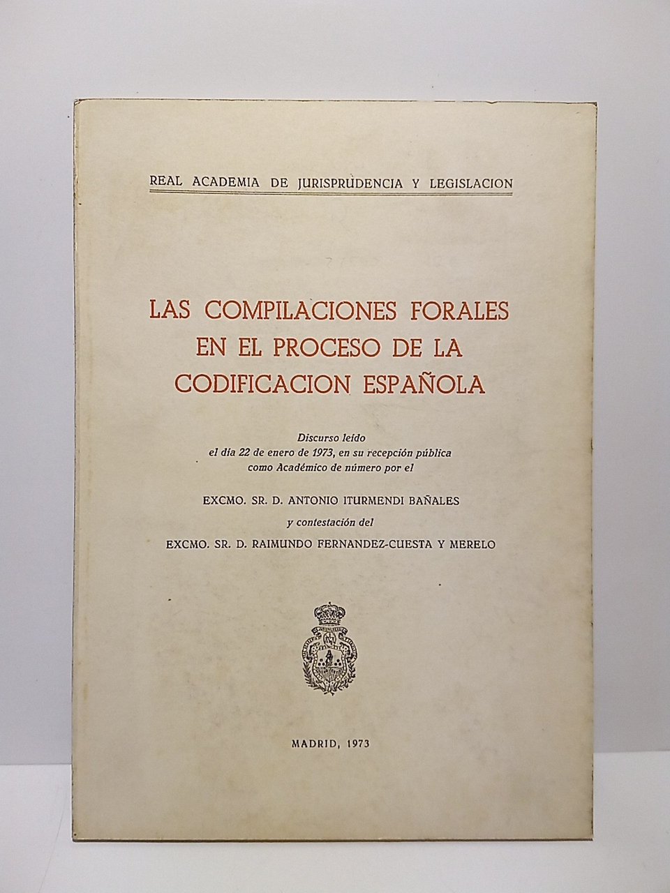 Las compilaciones forales en el proceso de la codificación española. … | Immagine principale