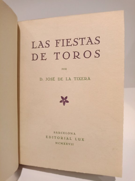 Las fiestas de toros