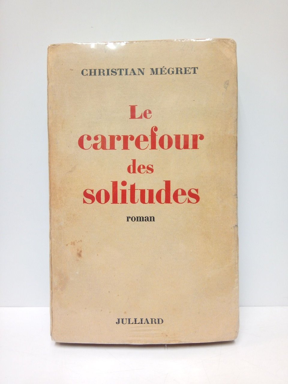 Le carrefour des solitudes. (Roman) | Immagine principale