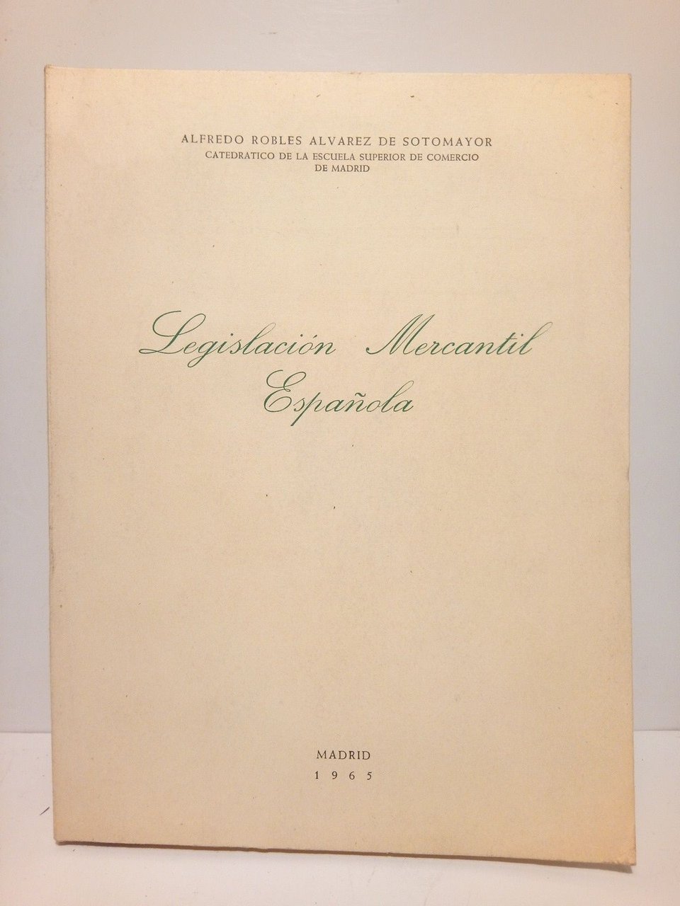 Legislación Mercantil Española