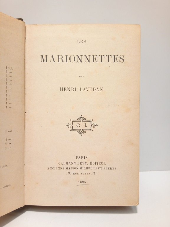 Les marionnettes. [Théatre]