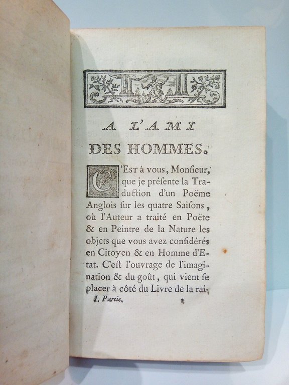 Les saisons. Poëme / Traduit de l'Anglois de Thompson. [Dividido …