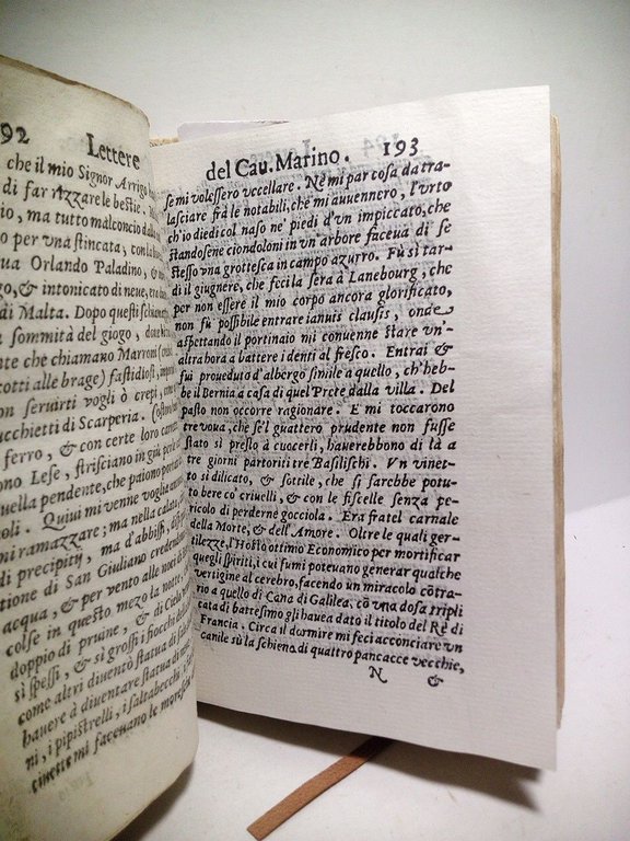 Lettere del Cavalier Marino. Gravi, Argute, Facete, e Piacevoli, Con …