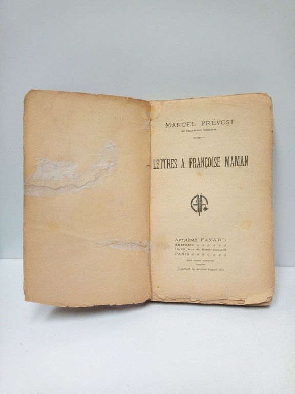 Lettres a Françoise Maman