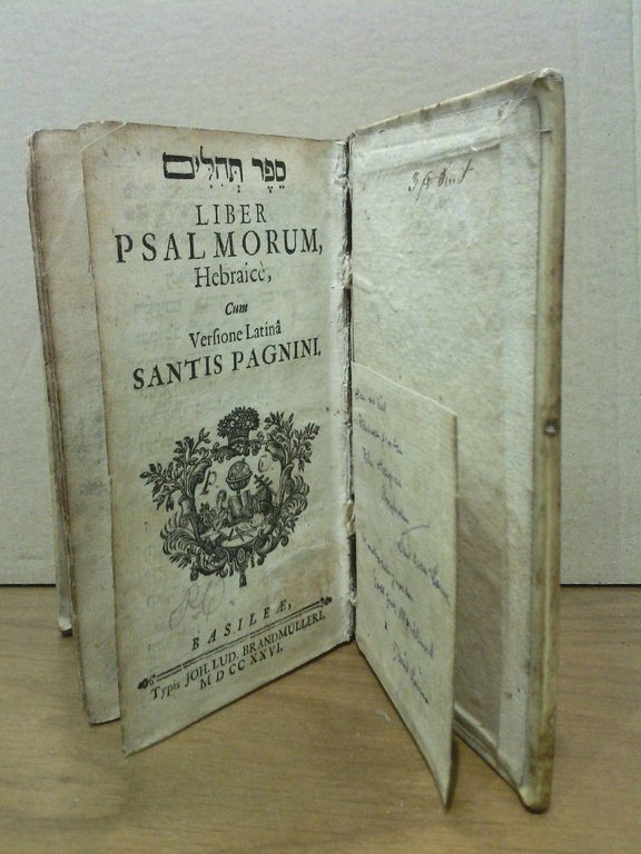Liber Psalmorum, Hebraicè / Cum Versione Latinâ Santis Pagnini | Immagine Gallery 2
