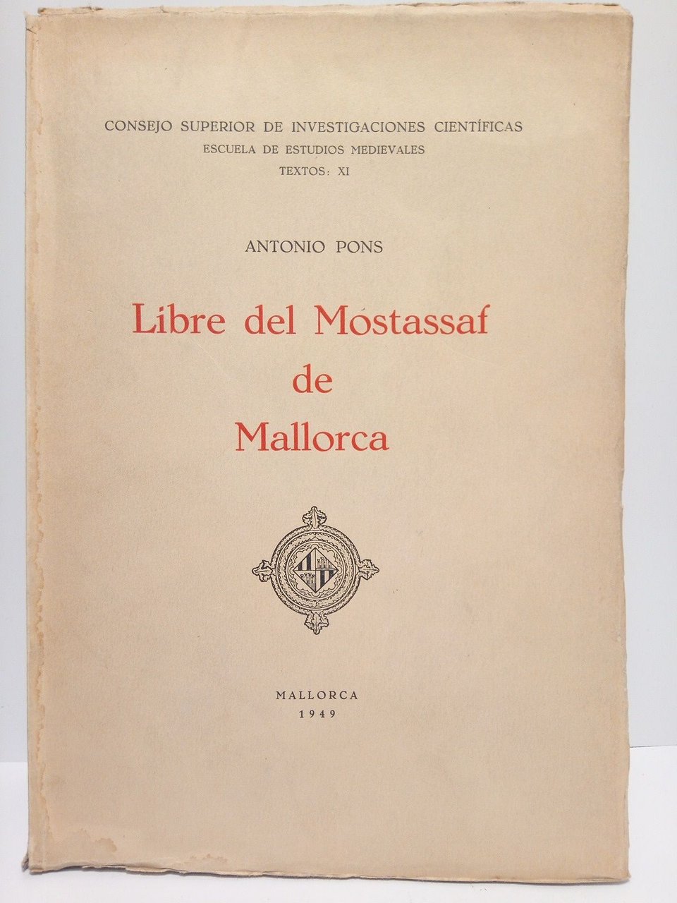 Libre del Mostassaf de Mallorca | Immagine principale