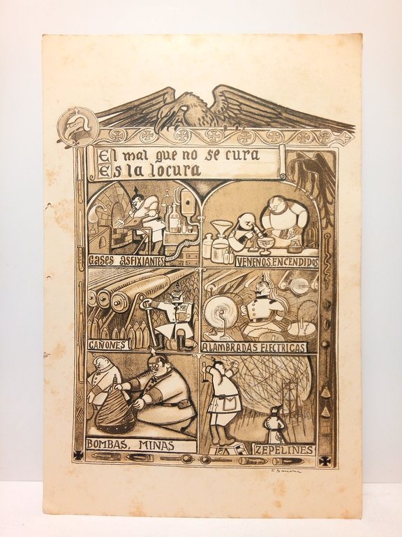 Libro de Horas Amargas. Compuesto de refranes españoles, e ilustrado …