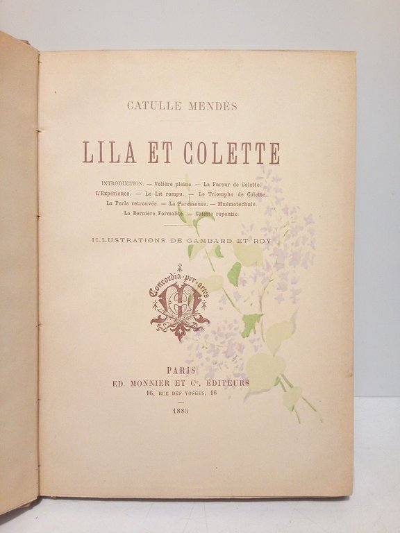 LILA ET COLETTE / Ilustrations de GAMBARD ET ROY