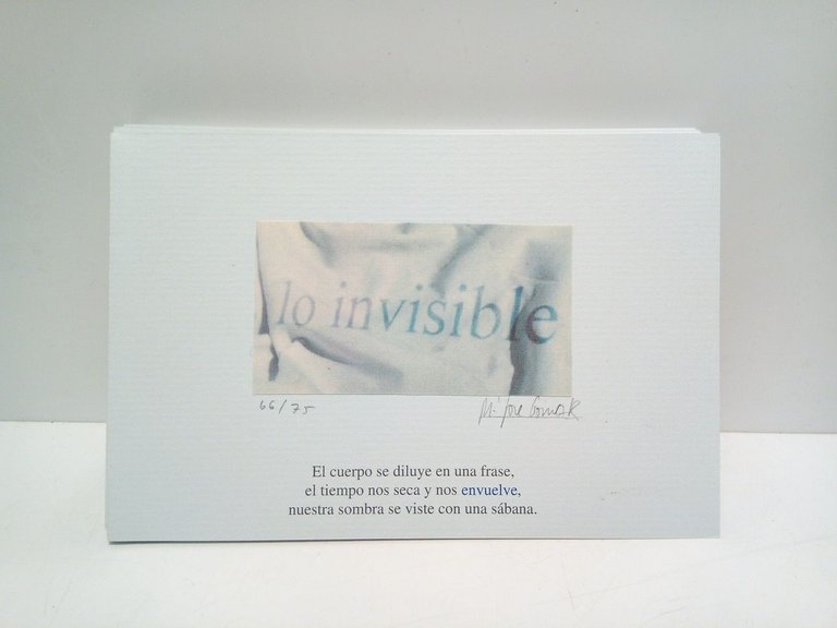 LO INVISIBLE / Imágenes originales de María José Gómez Redondo