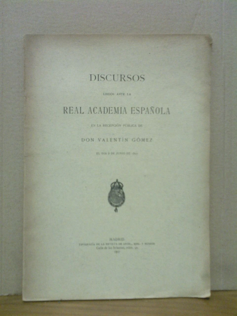 Lo trágico. (Discurso de ingreso en la R. Academia Española. …