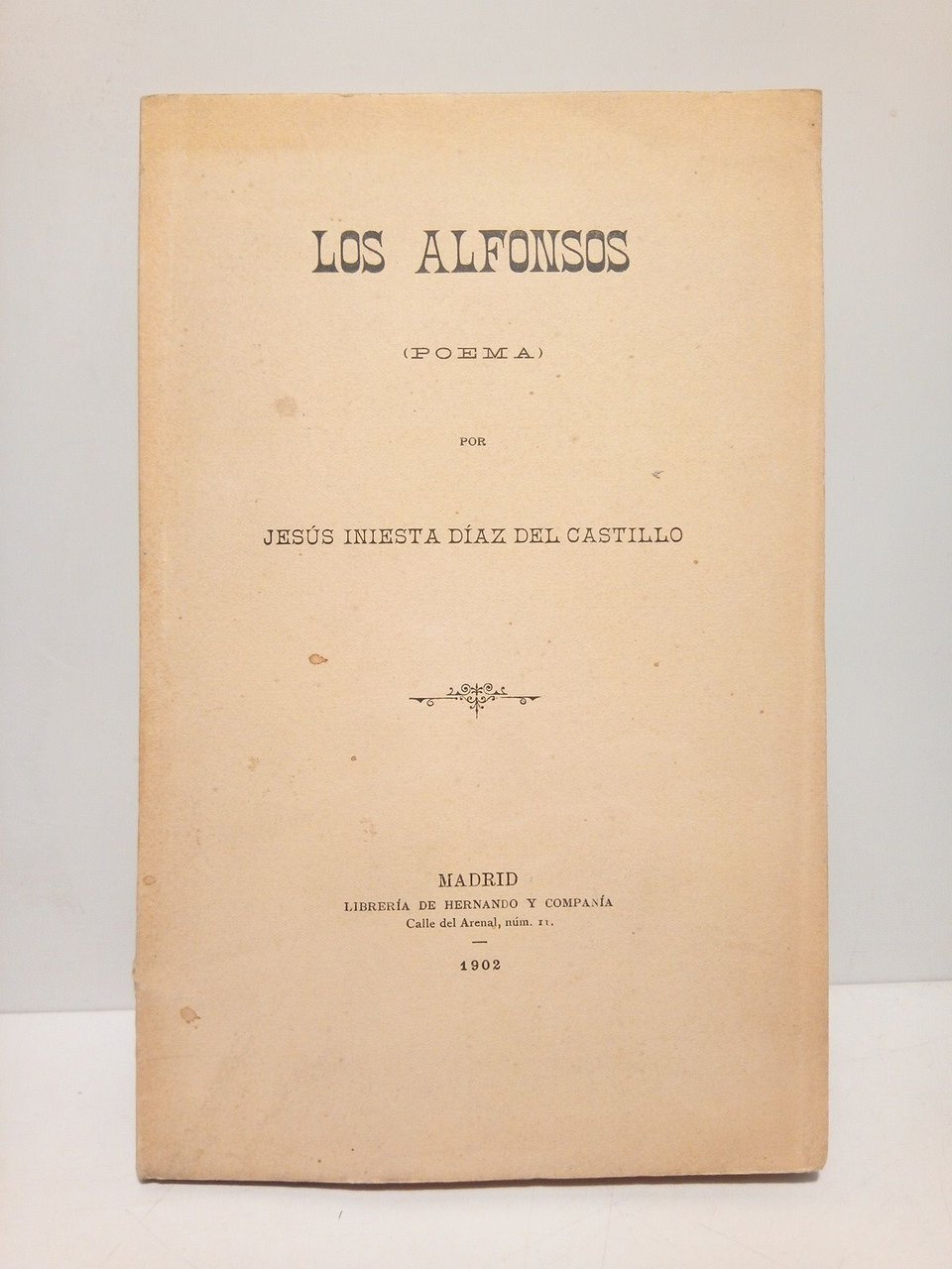 Los Alfonsos (Poema) / Prólogo de César Barrajón