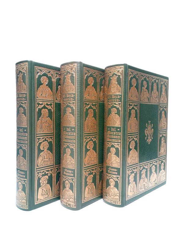 Los Cuentos también llamados El Decamerón / del Maestro Giovanni Boccaccio, Florentino; traducido del italiano por Juan G. de Luaces, con 237 ilustraciones en madera del siglo XV