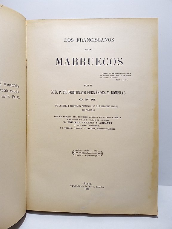 Los Franciscanos en Marruecos / Por. O. F. M. de … | Immagine Gallery 3