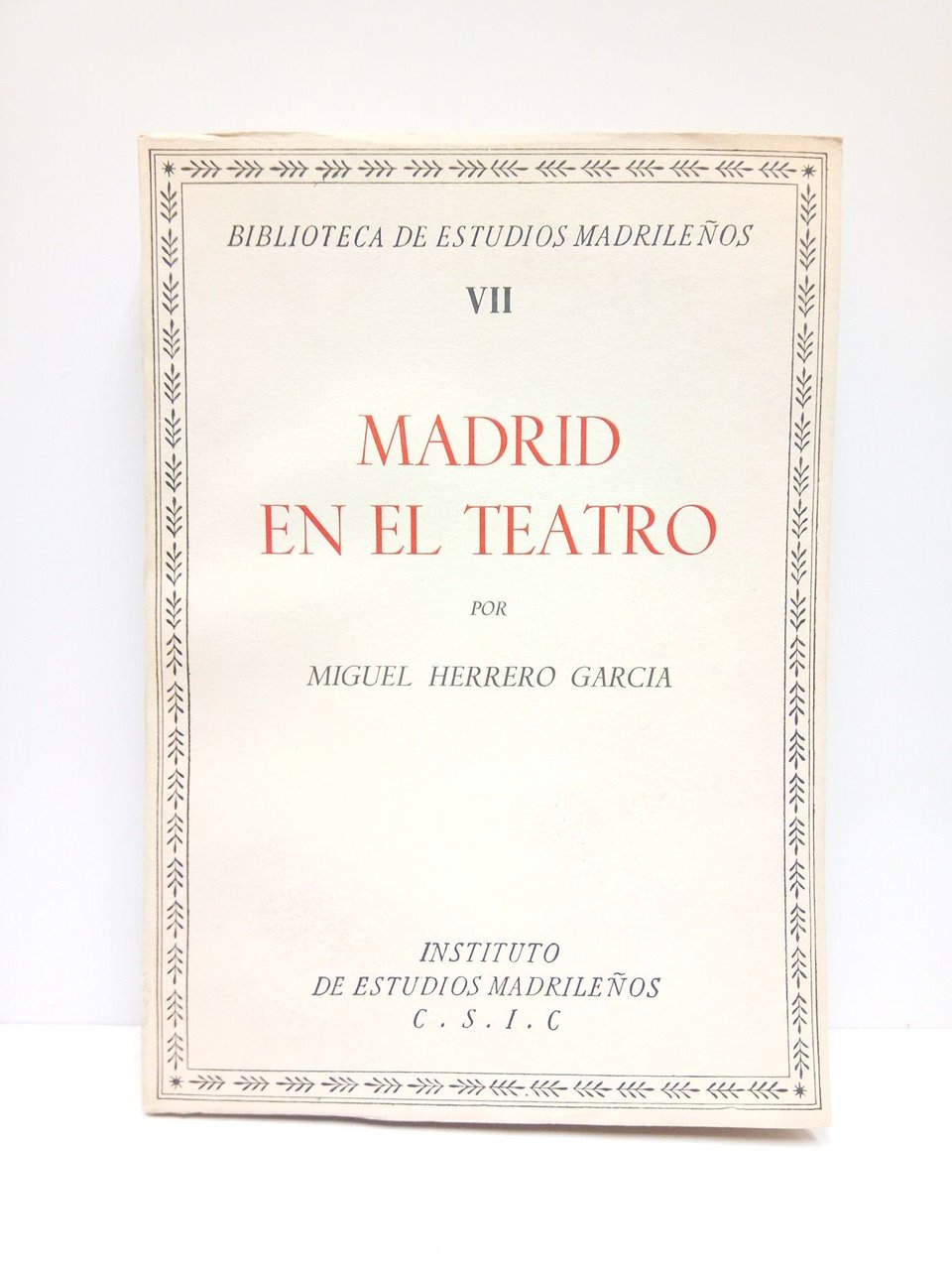 Madrid en el teatro | Immagine principale