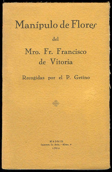 Manípulo de flores / Recogidas por el P. Getino