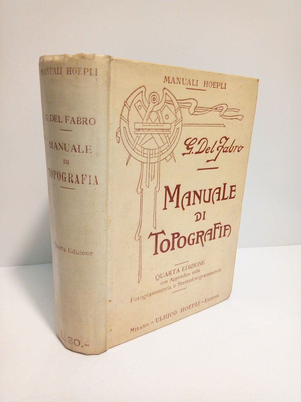 Manuale di Topografia per pratica e per studio | Immagine principale