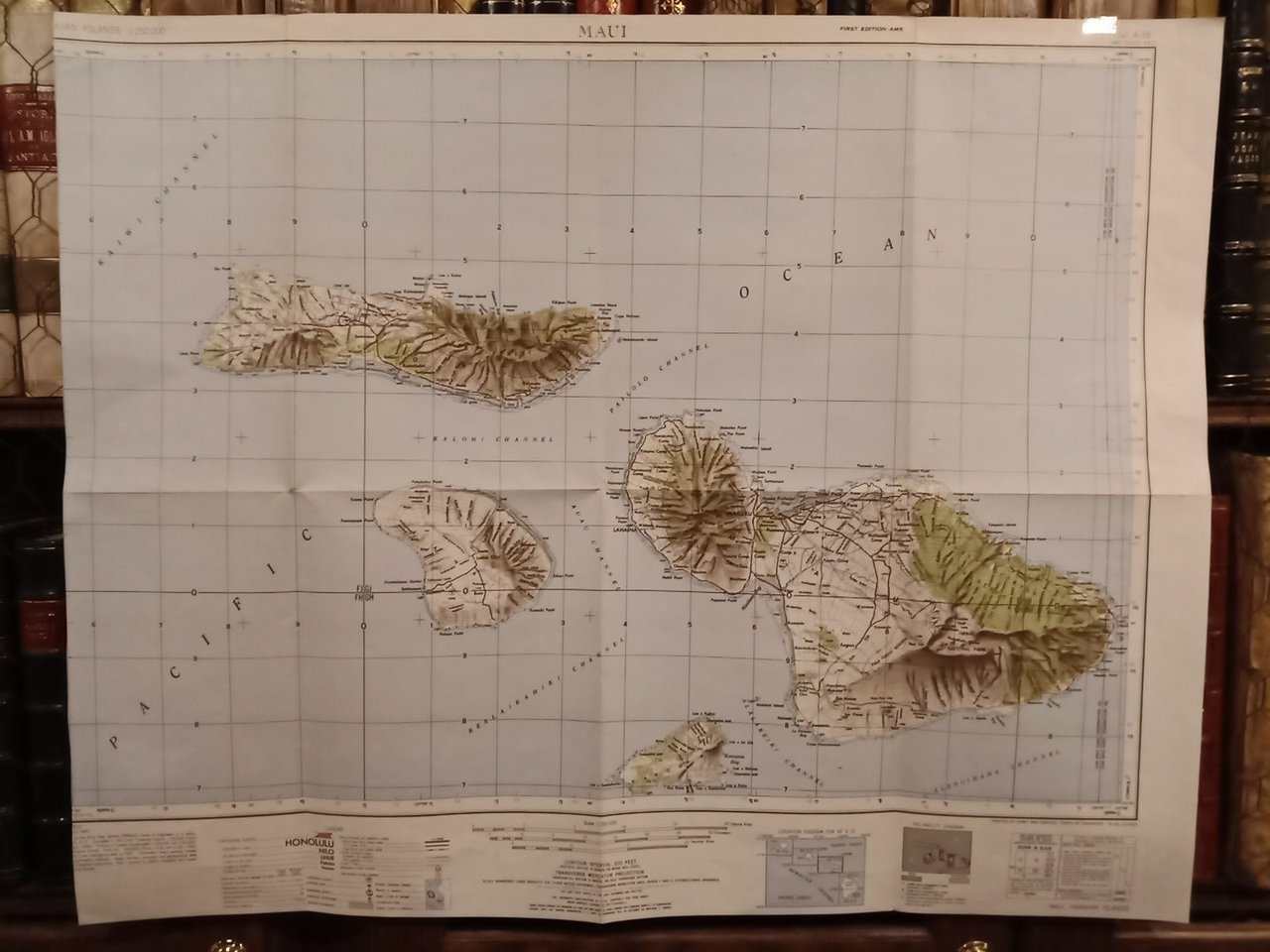 [Mapa de] MAUI, Hawiian Islands