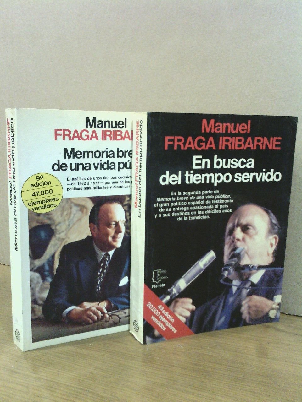 Memoria breve de una vida pública (1962-1975). + En busca …