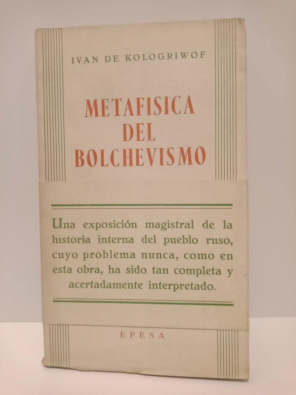 Metafísica del Bolchevismo = Die Metaphysik des Bolchewismus: Tres conferencias …